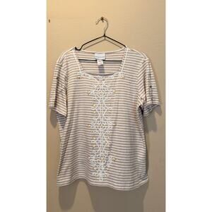 Alfred Dunner Top Size Medium